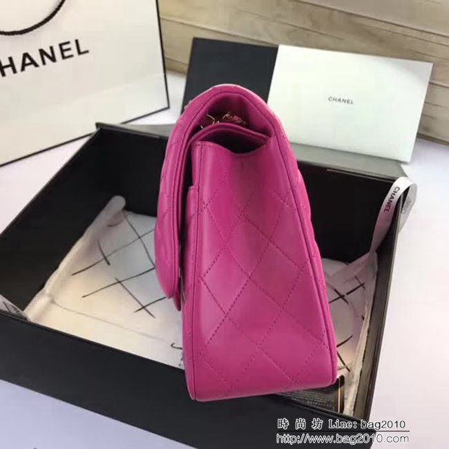 香奈兒CHANEL 升級版A1113全新經典小羊皮金銀鏈條單肩斜挎包 DSC1757